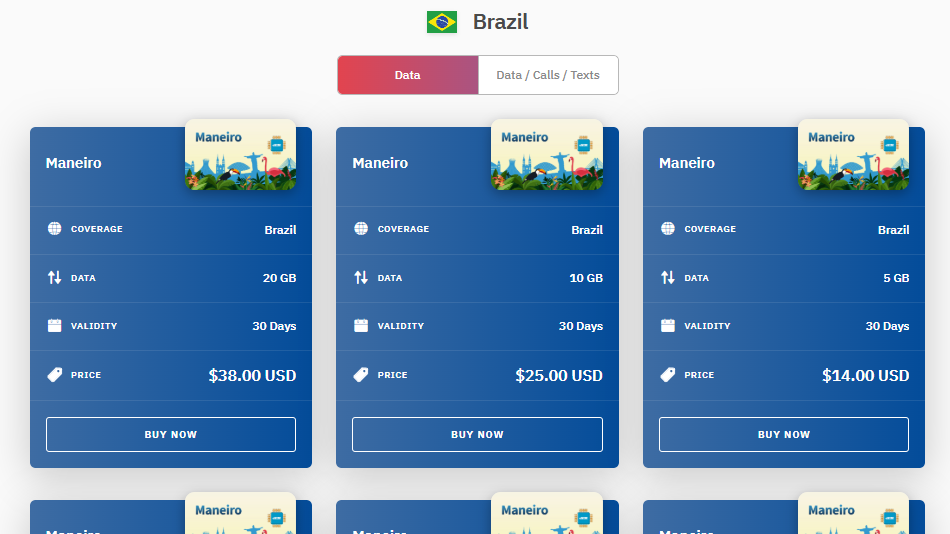 sim card in brazil
